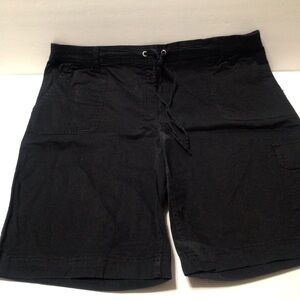 Karen Scott Women’s Black Size 14 Casual Shorts